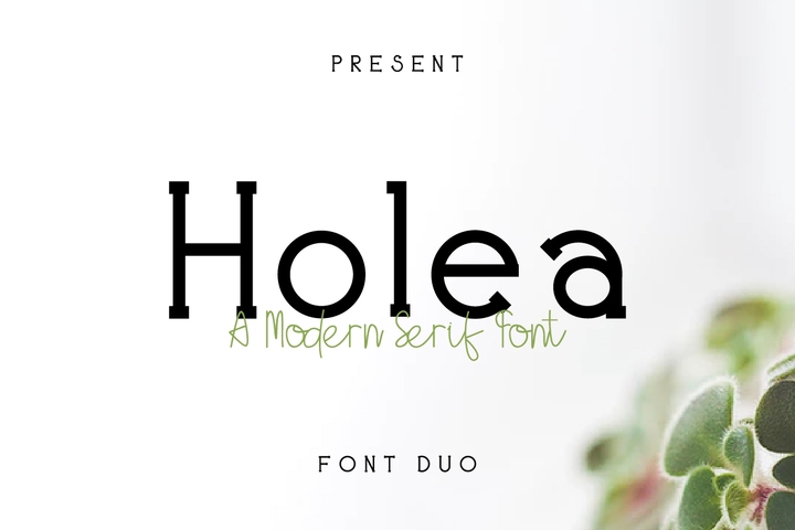 Holea Font preview